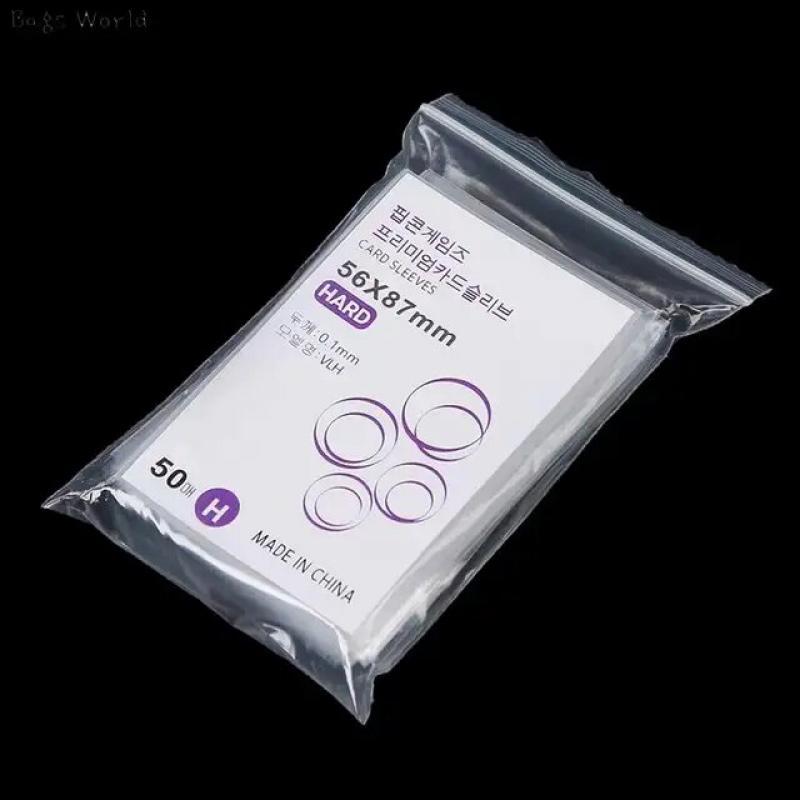 50pcs Blueberry Sleeves Kpop Photocard Protector Sleeve Hard Card Sleeves Photocard Toploader 58*89mm