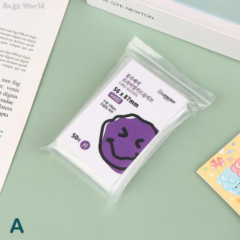 1bag/50pcs CPP Blueberry Sleeves Kpop Photocard Protector Sleeve Hard Card Sleeves Photocard Toploader
