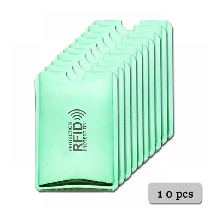 Anti Rfid Card Holder Blocking Reader Lock Bank Card ID Card Case Protector Metal Credit Card Holder Aluminium Case