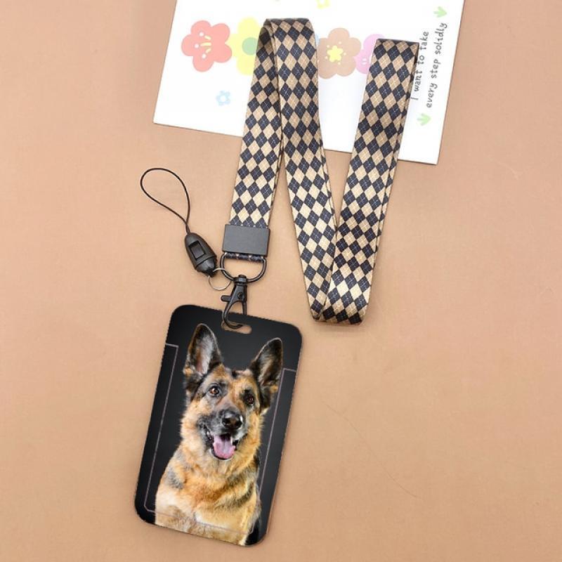 Vintage Tape ID Card Hanging Card Mobile Phone Rope Chest Card Student Campus Card Hanging Card Work Card