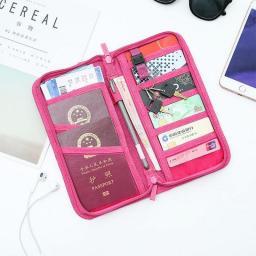 QIAQU Card Holder Passport Cover Travel Journey Document Organizer Wallet Passport Ticket Credit Card Bag Travel Accessories
