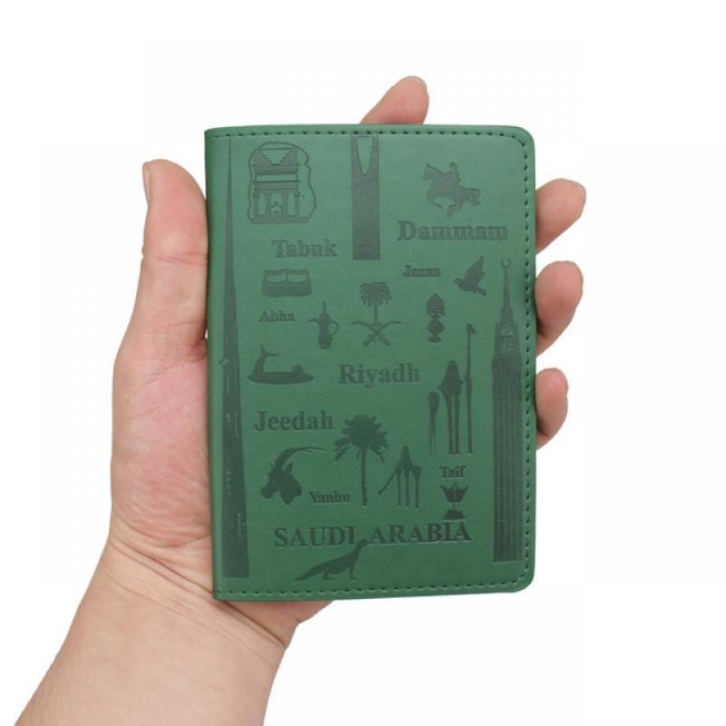 Zoukane Embossing Shate SAUDI ARABIA-Israeli Middle Eastern cities passport cover case Holder Travel Accessories Wallet ZSPC57