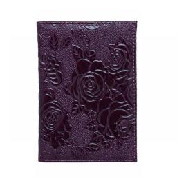Three-dimensional Peony Flower Passport Holder PU Passport Cover Genuine Leather Passport Bag Ticket Holder Travel Accessories