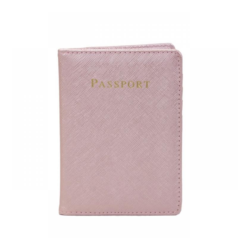 Fashion Monogrammed Initial Letters Unisex Saffiano PU Leather Passport Holder Passport Cover Holder wallet Travel Accessorries