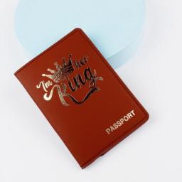 New PU Leather Airplane Travel Passport Cover PU Couples Passport Case Passport Holder Protector Wallet Travel Accessories