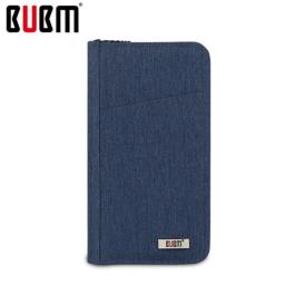 BUBM Bag For Passport Wallet Receiving Bag Multifunctional  Black Green Gray Blue For Travel Money Travel Accessories