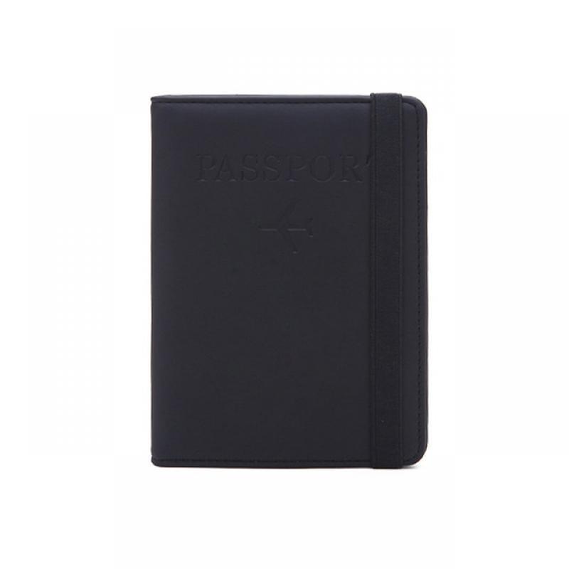 Passport Cover PU Leather Organizer For Documents RFID Purse For Car Driver's Documents Box Card