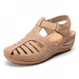 Women Shoes Sandals Premium Mid Heels Platform Shoes Woman Premium Orthopedic Party Plus Size Chaussure Femme