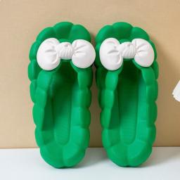Fashion Butterfly-knot Decorative Flip Flop Women's Slides  Fashion Platform Soft Non-Slip Sandals New Indoor Bathroom Slippers