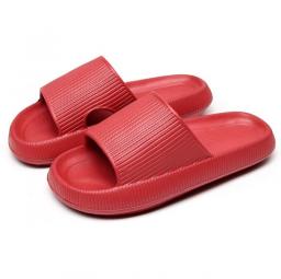 Women Thick Platform Cloud Slippers Summer Beach Soft Sole Slide Sandals Men Ladies Indoor Bathroom Anti-slip Home Slippers