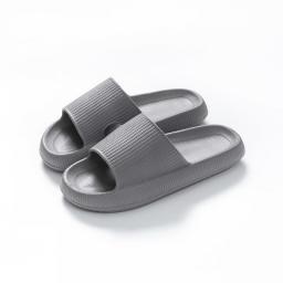 Women Thick Platform Cloud Slippers Summer Beach Eva Soft Sole Slide Sandals Leisure Men Ladies Indoor Bathroom Anti-slip Shoes