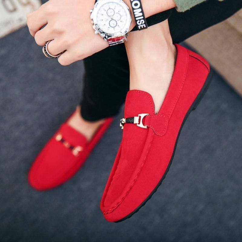 Slip-on Loafers for Men Soft Driving Moccasins High Quality Flats Male Walking Shoes Suede Casual Loafers Summer Men's Shoe