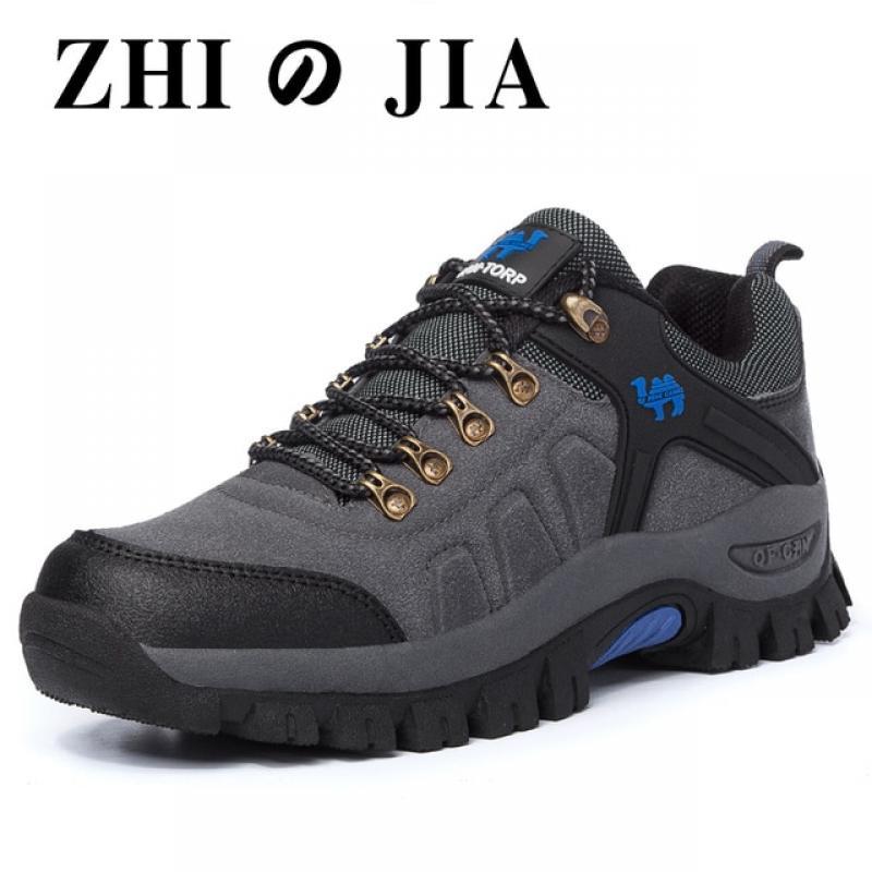 Classic couple style men's hiking shoes lace-up men's sports shoes outdoor jogging hiking casual shoes women's shoe freeshipping