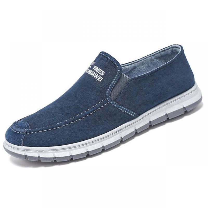 Hot Sale of Old Beijing Cloth Shoes Men's 2023 New Leisure Comfortable Breathable Lazy Canvas Shoes Men