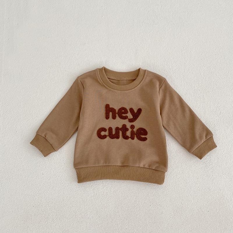 Baby Boys Girls Clothes Spring Autumn Hoodies Pullovers Tops Korean Long Sleeves Kids Hoodies Sweatshirt Children's Clothing
