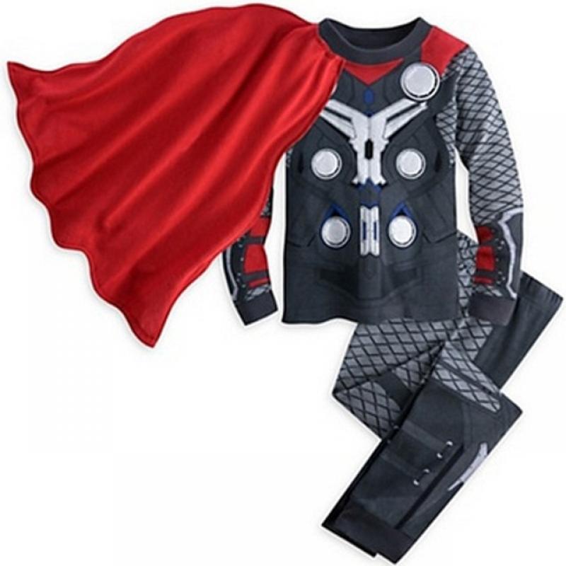 Kids Clothes Boys Childrens Pajama Autumn Spring Long Sleeve Pajama Sets Cartoon Printing Baby Child Sleepwear Embroidery