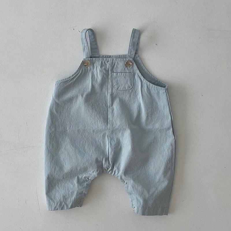 2023 Summer New Baby Sleeveless Cotton Rompers Cute Infant Strap Jumpsuit Kids Boys Girls Casual Overalls Newborn Clothes 0-24m