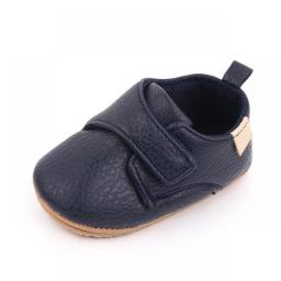 Newborn Baby Shoes Baby Boy Girl Shoes Classic Leather Rubber Sole Anti-slip Toddler First Walkers Infant Girl Shoes Moccasins