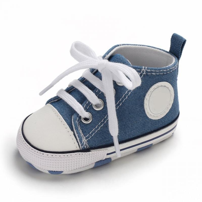 Classic Flash Baby Shoes Infant Boys Girls Sports Shoes Crib Shoes Toddlers Soft Sole Anti-slip First Walkers Baby Sneakers