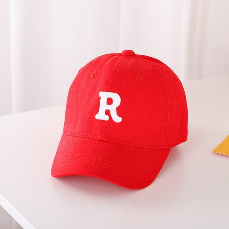 Children's Caps Autumn New Letter Sun Hat Casual Boys Girls Baseball Hat Cotton for Newborn Baby All-Match Multicolor Breathable