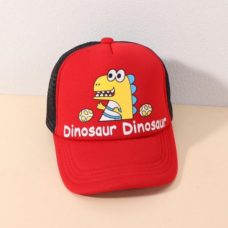 Cartoon Dinosaur Children Baseball Cap Cute Animal Kids Sun Hat Spring Corduroy Outdoor Boys Girls Peaked Caps Bonnet Gorras