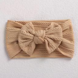 32 Colors Cable Bow Baby Headband For Child Bowknot Headwear Cables Turban For Kids Elastic Headwrap Baby Hair Accessories