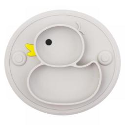 Anti-slip Baby Dishes Food Grade Silicone Plate For Toddler Self-Feeding Suction Placemat Baby Stuff Bowl Plush Baby Accessories