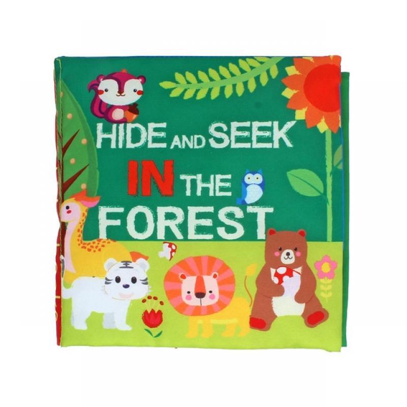 Baby Early Learning Toys Tail Cloth Book Parent-child Interactive Sound Paper Puzzle Cloth Book Rattles Mobiles Toys Kids Gifts