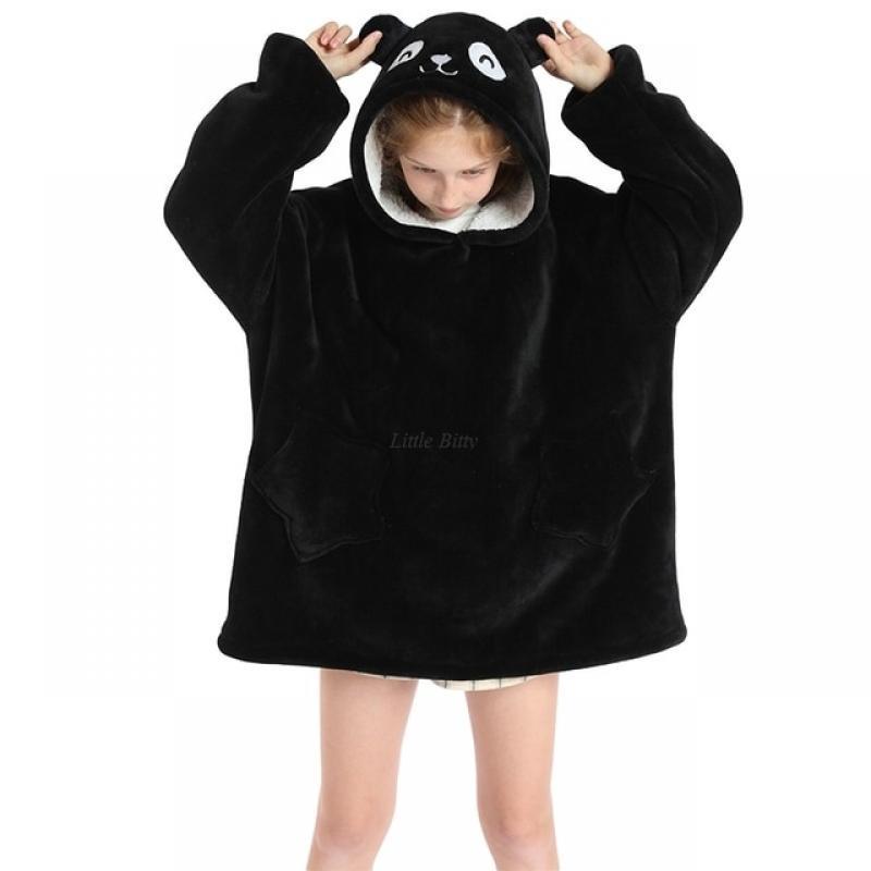 Avocado Sweatshirts Super Soft Warm Hoodies for Kids Teens Youths Oversized Sherpa Hooded Wearable Blankets with Sleeve Pullover