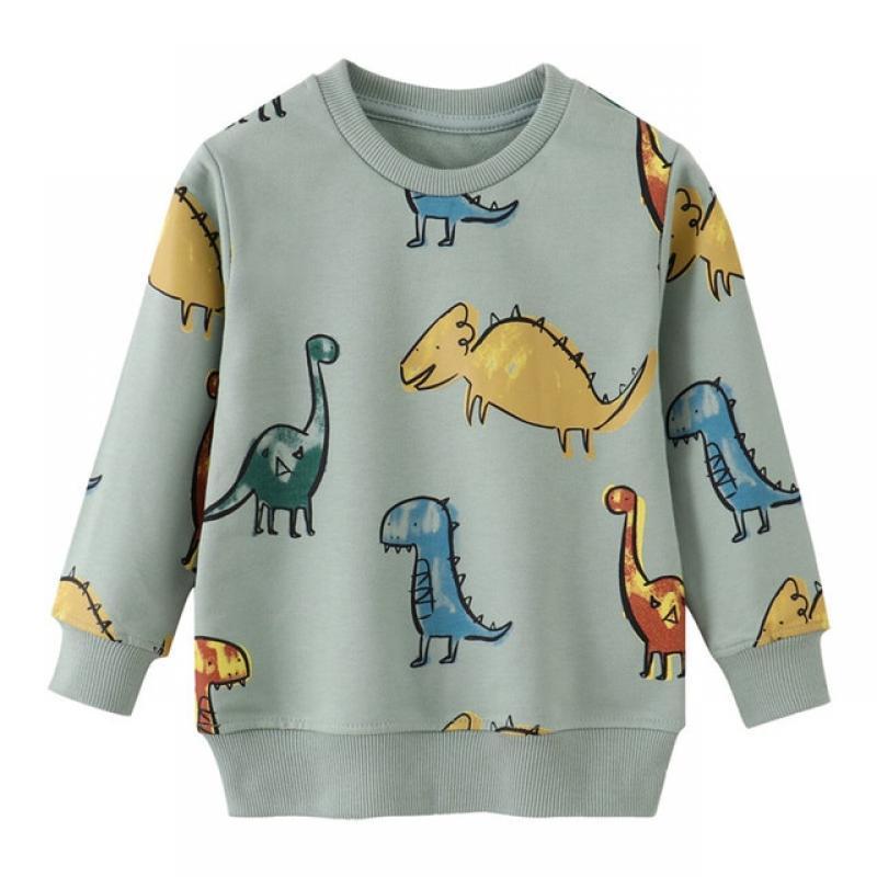 Jumping Meters New Arrival Baby Sweatshirts Hot Selling Toddler Cotton Sport Tops Fashion Boys Girls Hooded Shirts