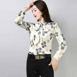 2020 New Women Blouse Fashion Striped Long Sleeve Shirt Casual Loose Turn-down Collar Summer/autumn Clothing