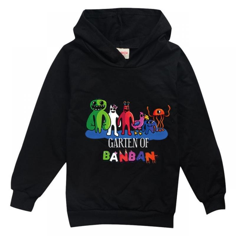 Game Garden of Banban Hoodie Kids Hooded Coats Baby Girls Clothes Teenager Boys Full Sleeve Sweater Children Pullover Sweatshirt