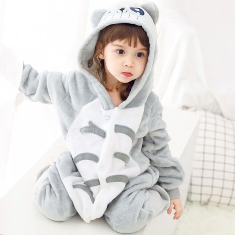 Children Pajamas Kids Baby Girls Boys Stitch Jumpsuits Costume Long Sleeve Children Sleepwear Onesies Pajamas Children Clothing