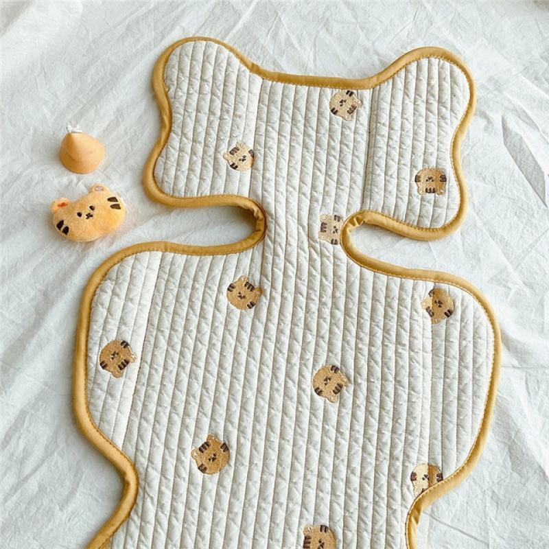 Baby Stroller Liner Breathable Soft Cotton Newborn Car Seat Cushion Seat Pad Infant Pushchair Mattress Mat Kid Pram Accessories