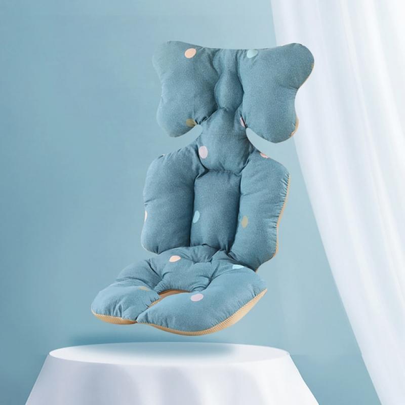 Baby Stroller Mattresses Cushion Prams Cart Mat Fish Print Newborn Pushchair Accessories Cotton Breathable Car Seat Pad For Baby
