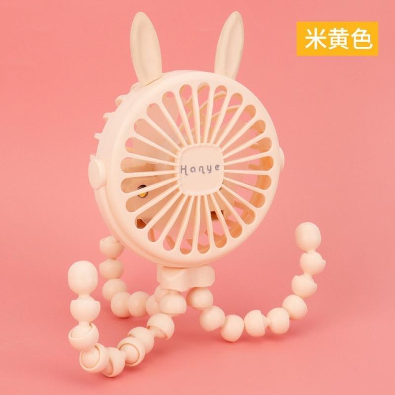 Fan for Cart Stroller Fan Portable Outdoor Fan Clip On for Baby 600mAh USB Rechargeable Handheld Electric Fan for Home 3 Speeds