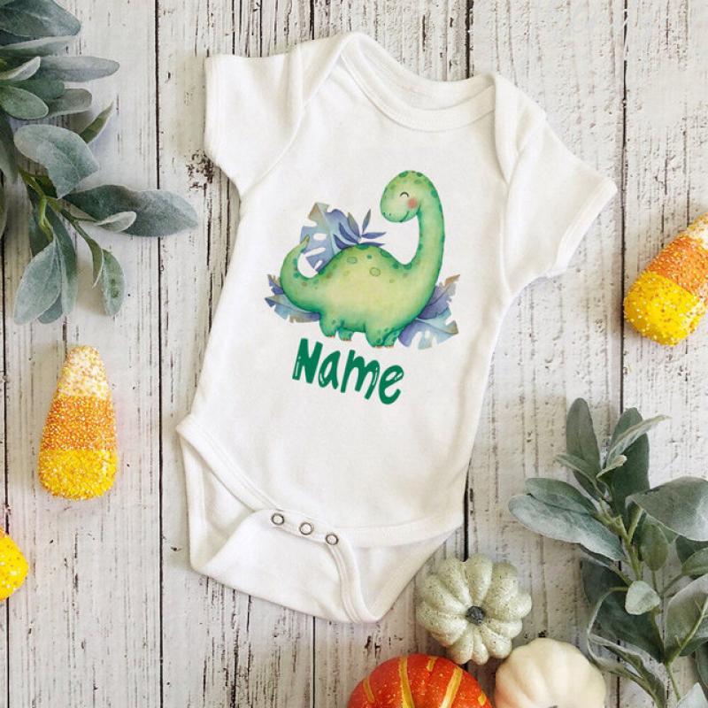 Personalized Monkey with Name Baby Jumpsuit Baby Sustom Name Romper for Infant Shower Gift for Girls Boys Outfit Newbron Clothes