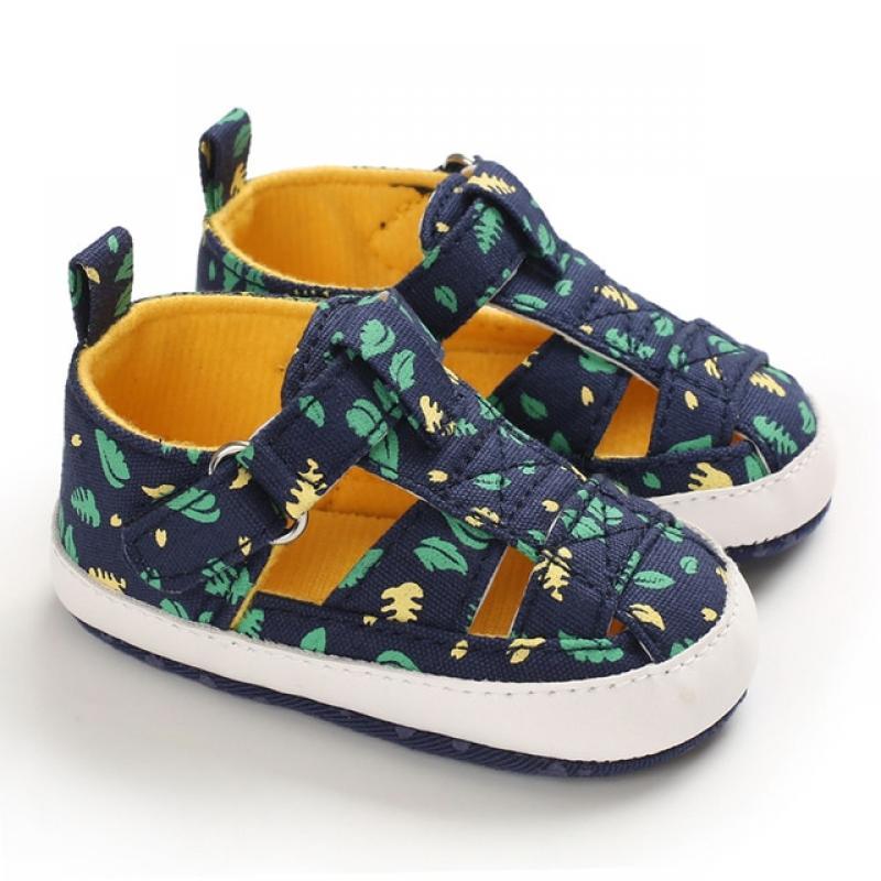NEW Summer 0-18Months Kids Newborn Baby Boys Girls Fashion Summer Soft Crib Shoes First Walker Anti Slip Sandals Shoes Soft Sole