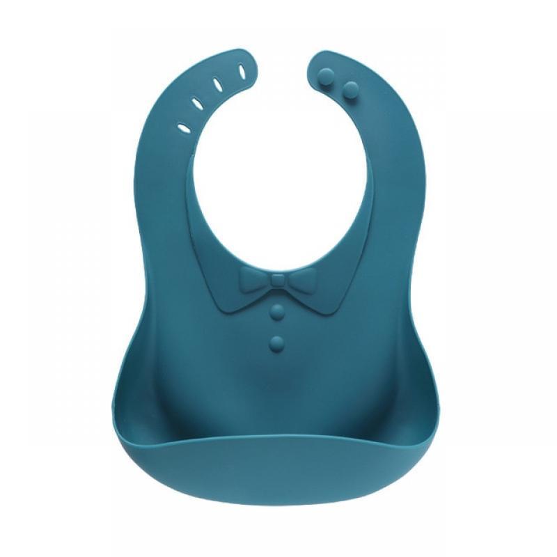 Baby Food Grade silicon Bibs Waterproof Solid Infant Bandana Bib Newborns Breastplate Bandana For Baby Girl Boys Kids' Accessory