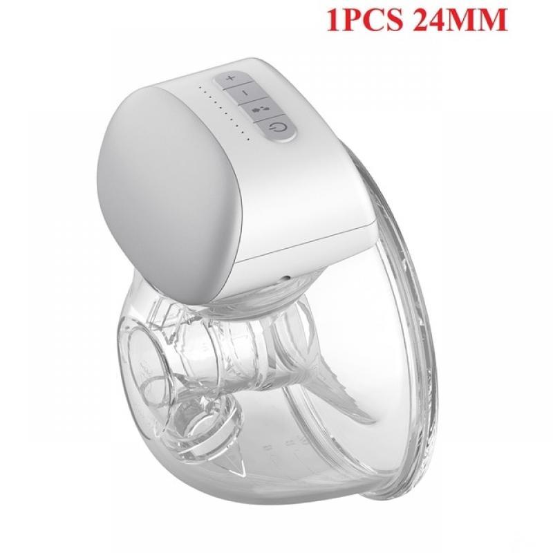 YOUHA Wearable Breast Pump Hands Free Electric Single Breast Cup 8oz/ 240ml Ultra-silent technology Breastfeeding Milk Collector
