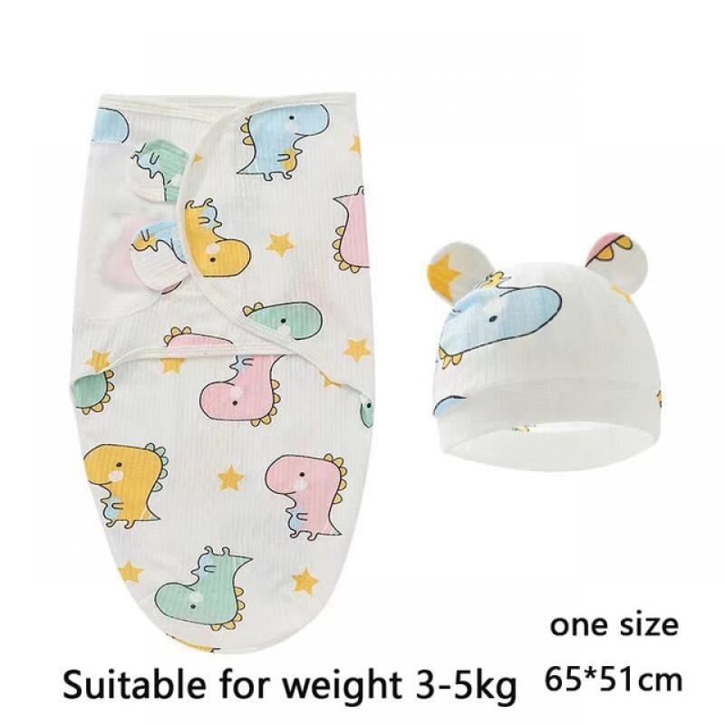 Babies Sleeping Bags Newborn Baby Cocoon Swaddle Wrap Envelope 100%Cotton 0-6 Months Baby Blanket Swaddling Wrap Sleepsack