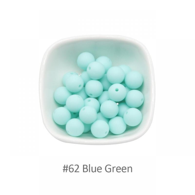 Cute-idea 10pcs 9mm Silicone Bead Baby Teething Chewy BPA Free Food Grade Pacifier Clip DIY Newborn Product Accessories Toys
