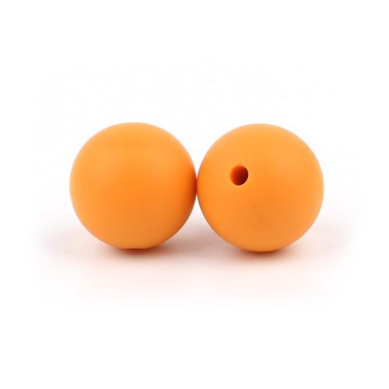 TYRY.HU 10PCS Sillicone Beads 15mm Baby Teething Pendant Accessories Food Grade Silicone BPA FREE Silicon Teethers