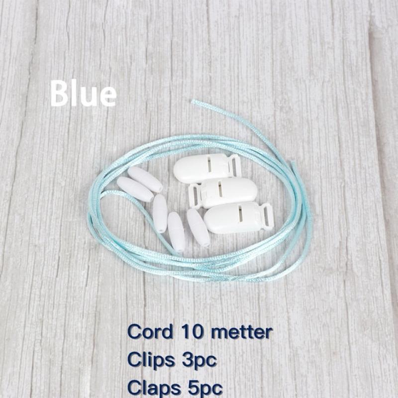 TYRY.HU 20-80meter Baby Chewable Necklace Accessories 1.5mm/2mm/2.5mm Satin Silk Nylon Cord for Baby Pacifier Chain DIY Tools
