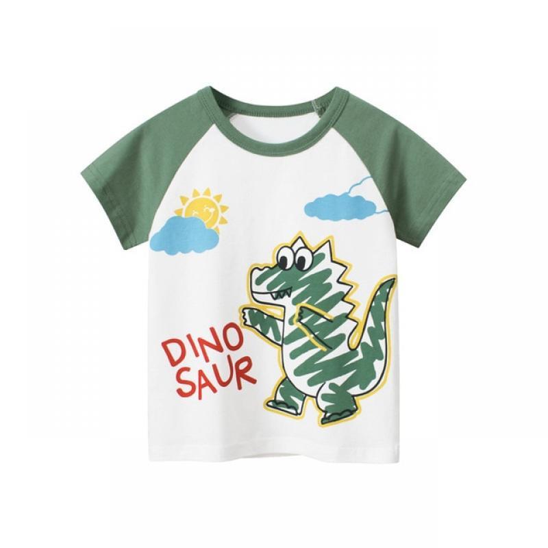 1-9T Toddler Kid Baby Boys Girls Clothes Summer Cotton Top Short Sleeve Infant T Shirt Childrens Casual Tshirt Loose Tee Outfit