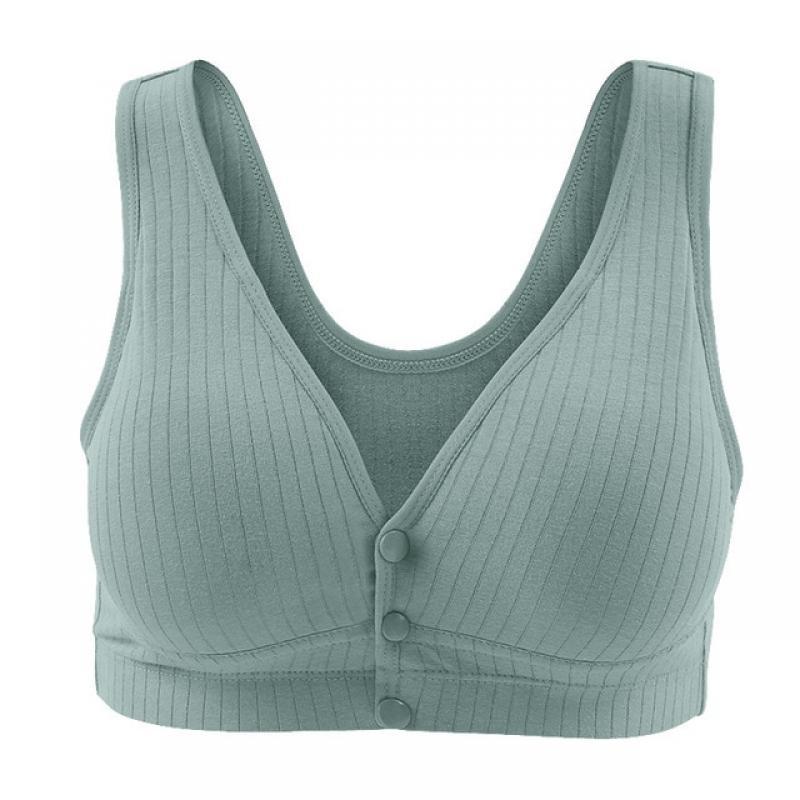 Bra Breastfeeding Non-sagging Vest-style Pregnant Women's Underwear Front Buckle No Steel Ring Pregnant Women's Sports Pad