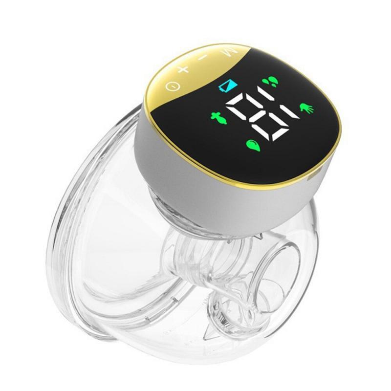 MY-373 Wearable Breast Pump Portable Hands Free Electric Breast Pump for Breastfeeding LED Screen 4 Modes 12 Suction Low Noise
