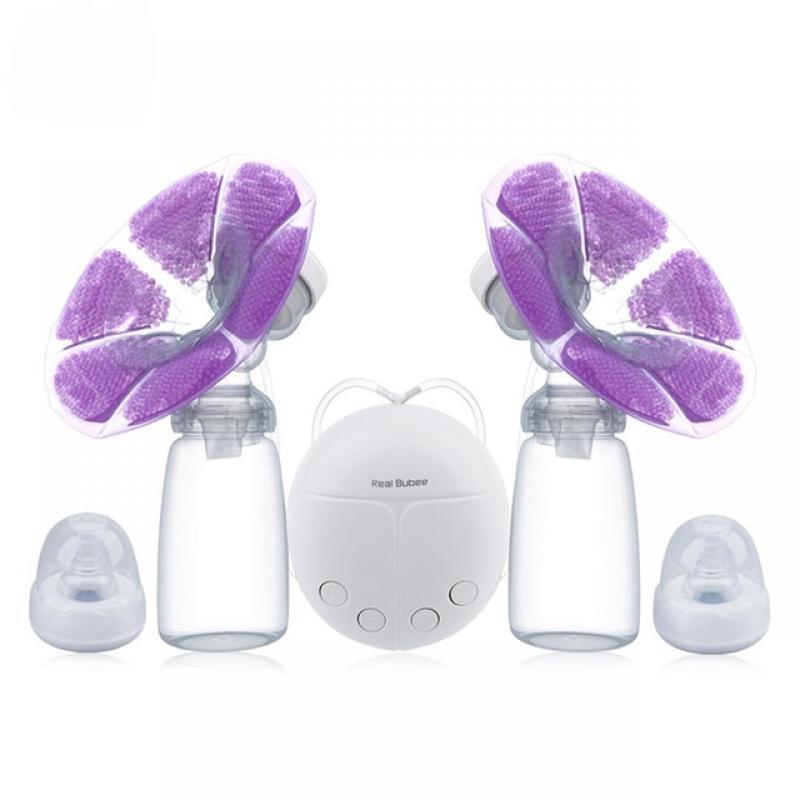 New Double Electric Breast Pumps Powerful Nipple Suction Baby Milk Bottle Cold Heat Pad Nippl USB Electric Breast Pump