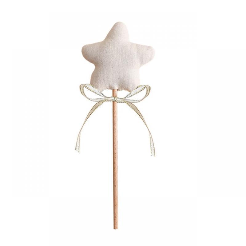 Baby Wooden Star Magic Wand Rattle Toys Beech Wood Play Gym Music Rattle Teether Toys Newborn Birthday Party Photography Props