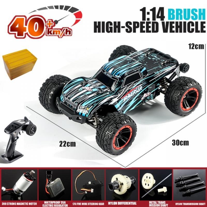 HBX 2105A T10 1:14 75KM/H RC Car 4WD Brushless Remote Control Cars High Speed Drift Monster Truck for Kids vs Wltoys 144001 Toys